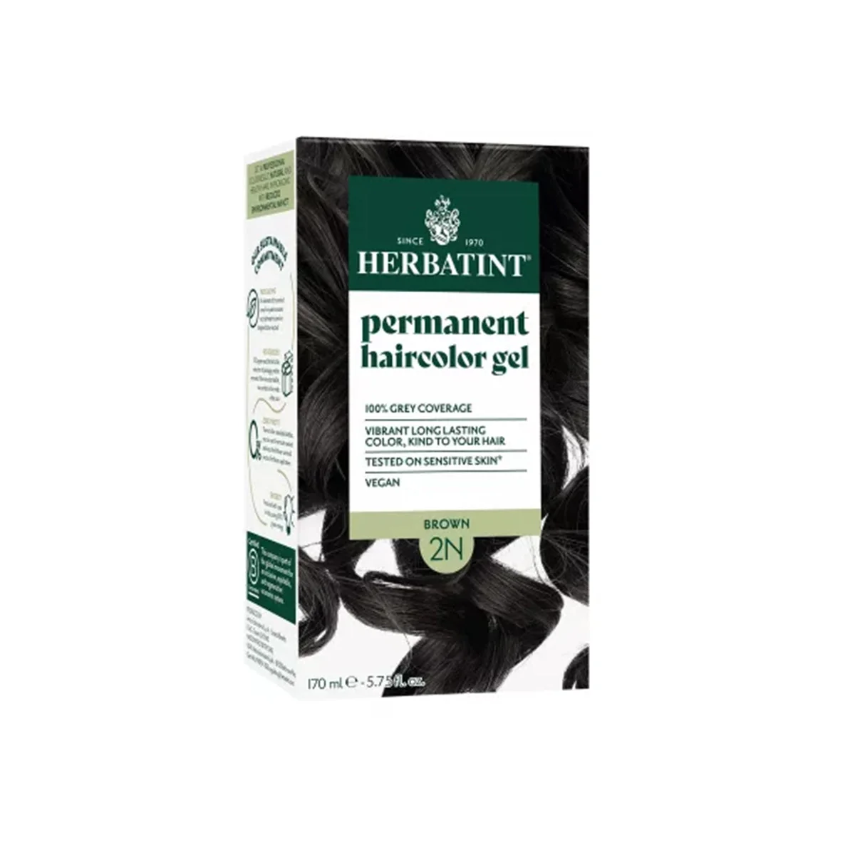 2N Brown Hajfesték - 170ml