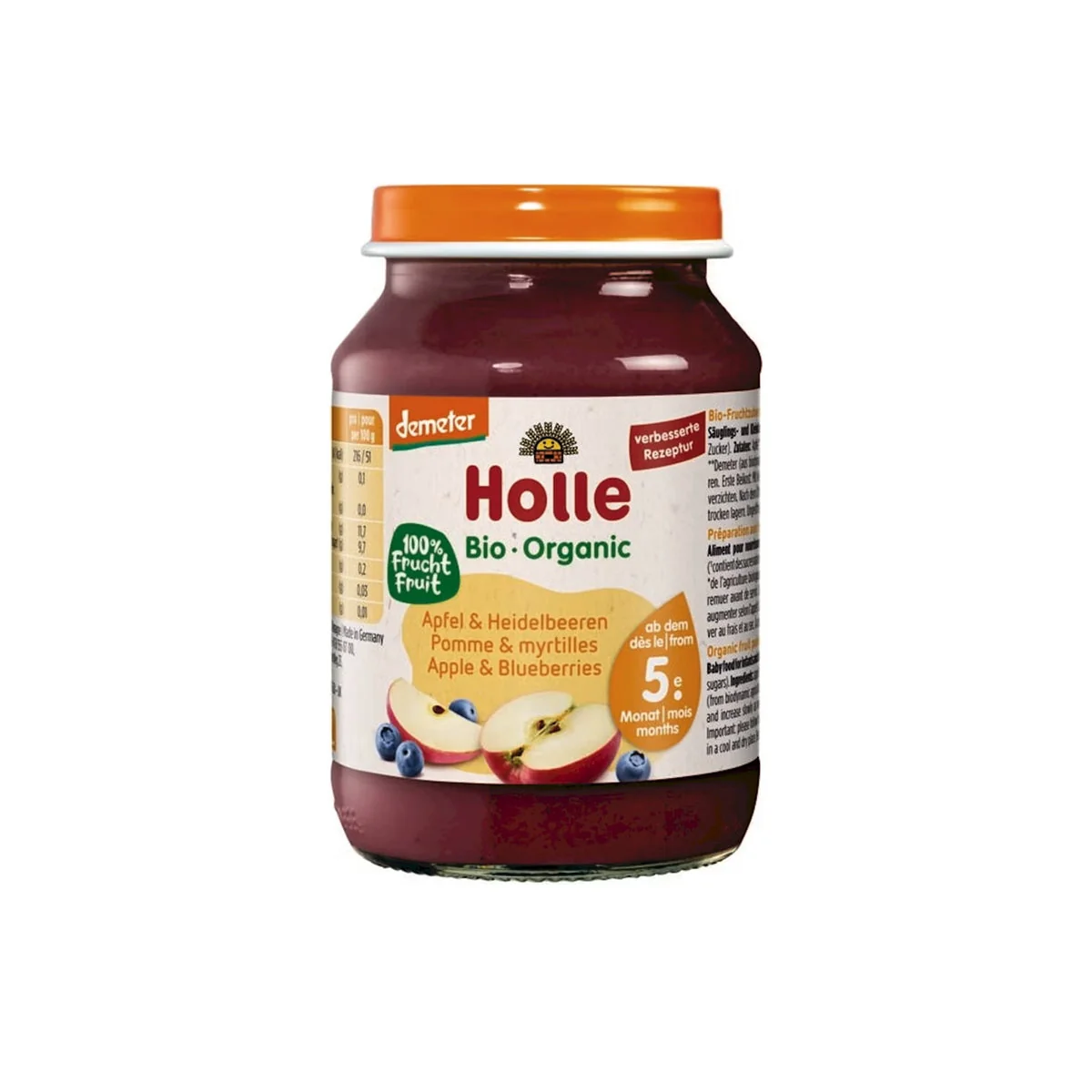 Alma-feketeáfonya bébiétel - bio - 190g