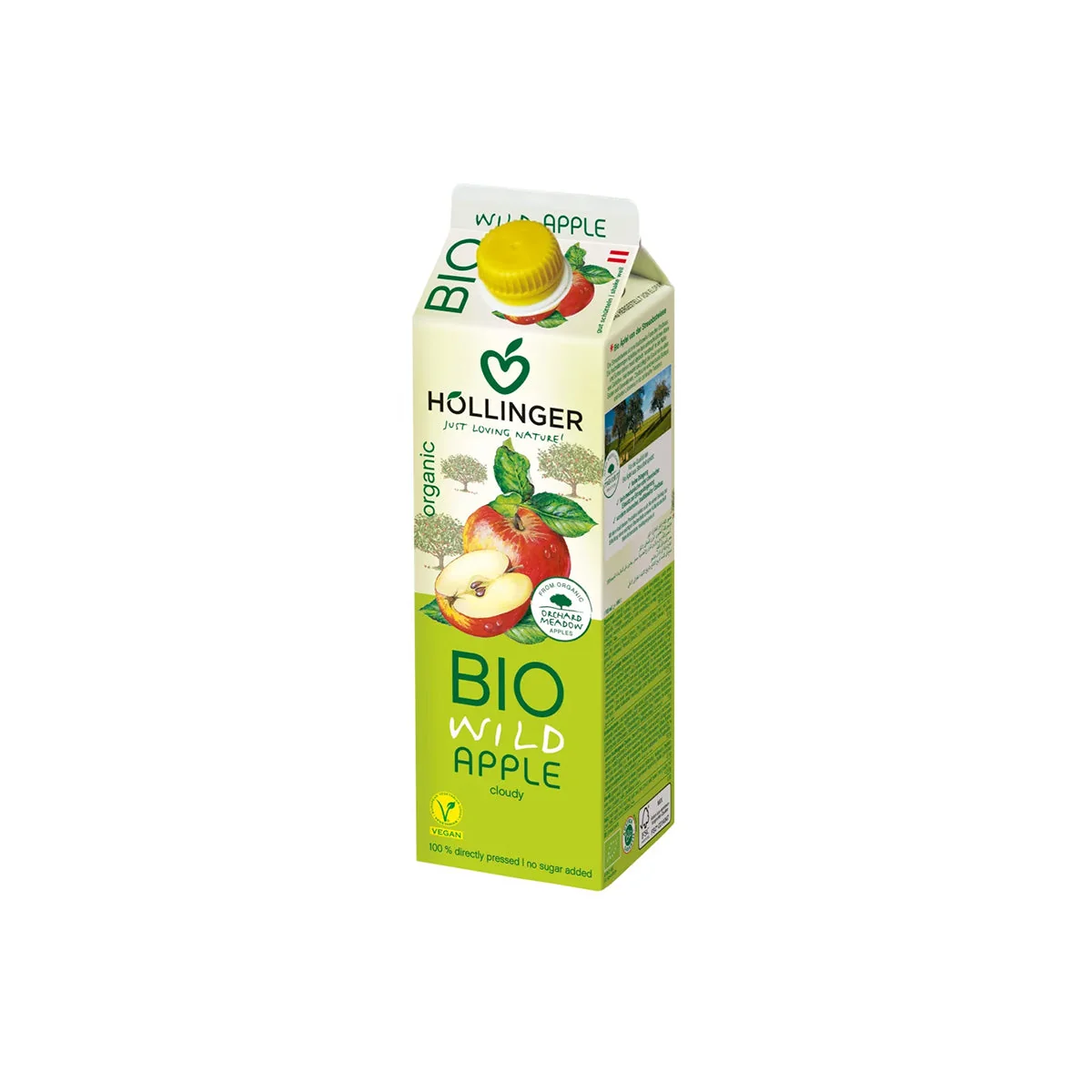 Höllinger bio gyümölcslé alma 1000 ml