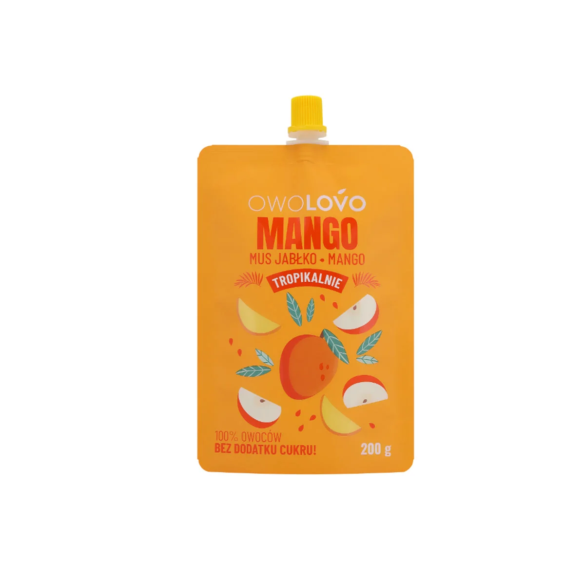 Alma-mangó gyümölcspüré - 200g