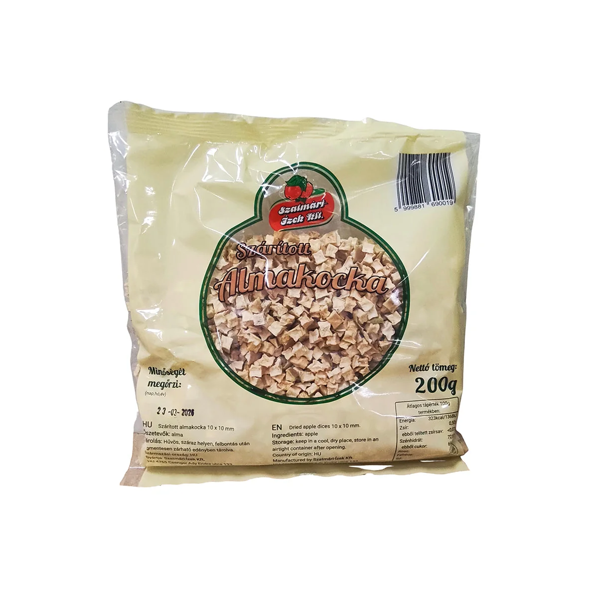 Almakocka szárított - 200 g