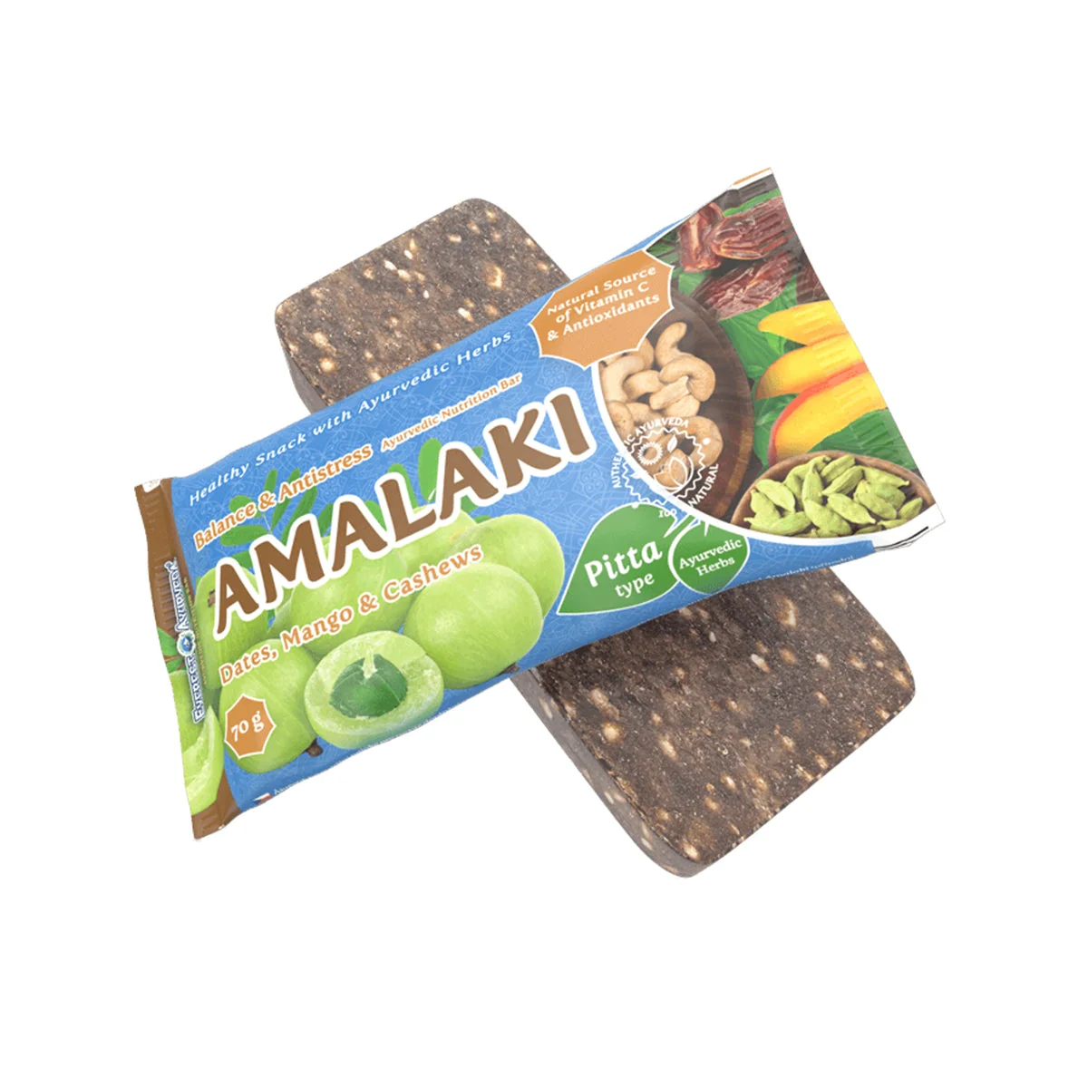 Amalaki szelet PITTA Egyensúly & anti-stressz - 70g