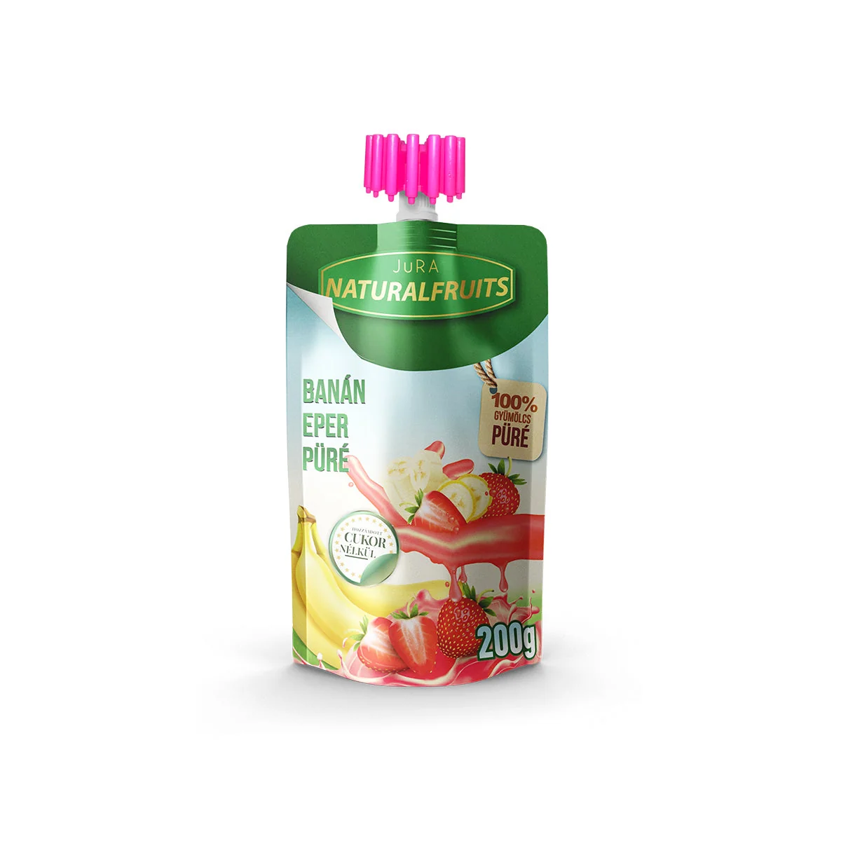 Banán eper püré - 200g