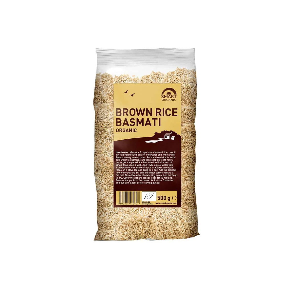 Basmati Barna Rizs - bio - 500g