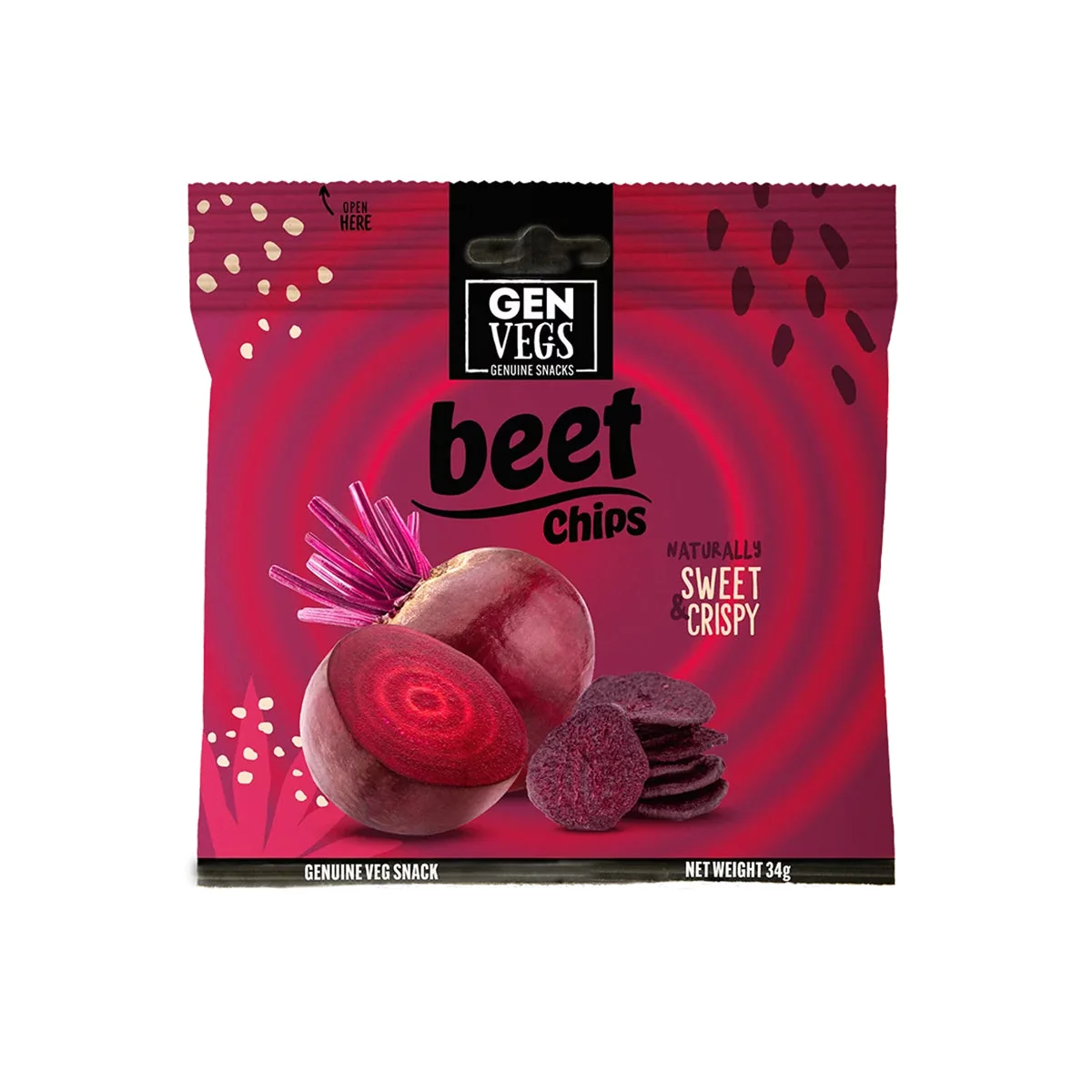 Cékla chips - 34g
