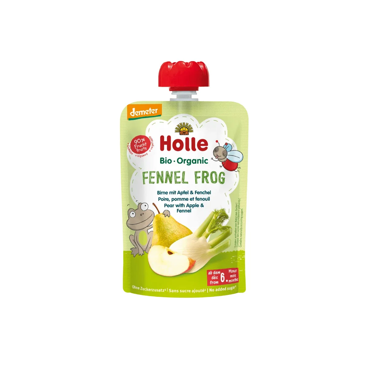 Fennel Frog - körte, alma, édesköménnyel - bio - 100g