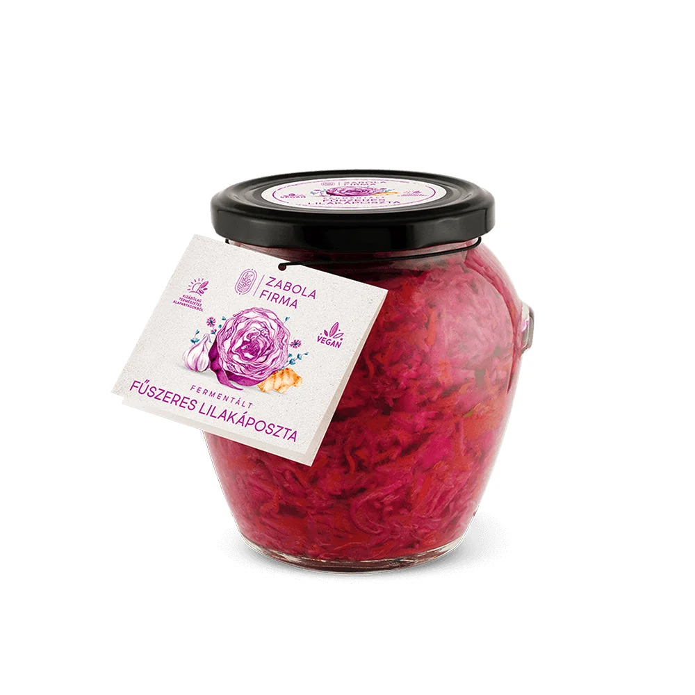 Fermentált fűszeres lilakáposzta - 290g