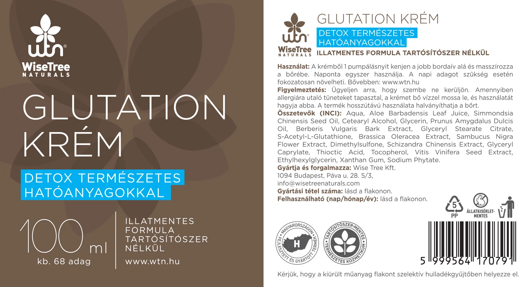 Glutation krém - 100ml - Image 2