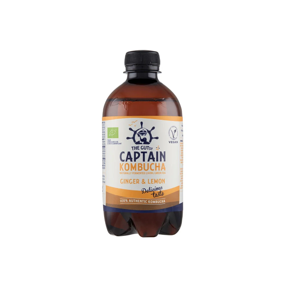 Gyömbéres-citromos kombucha - bio - 400ml
