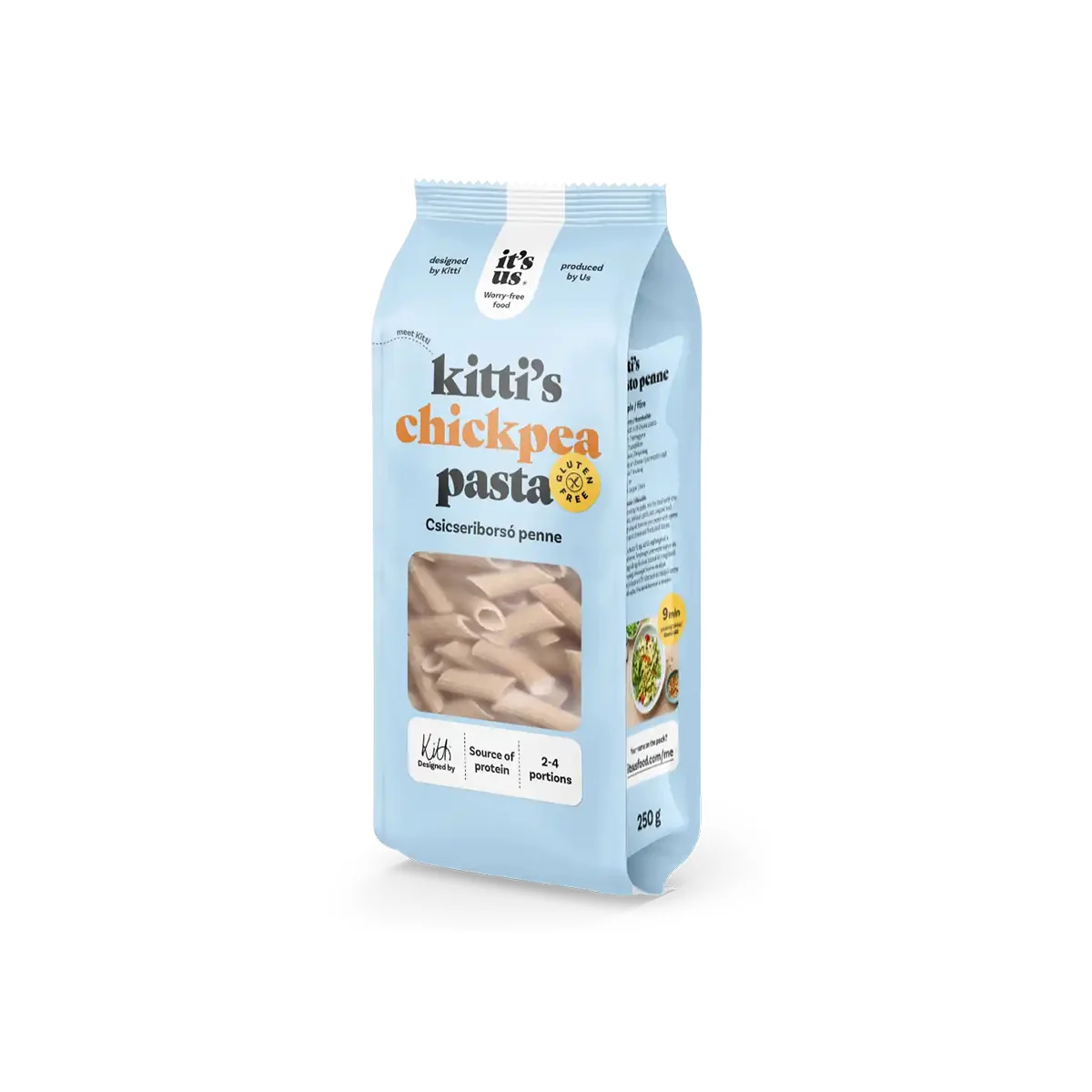 Kitti's Csicseriborsó penne - 250g