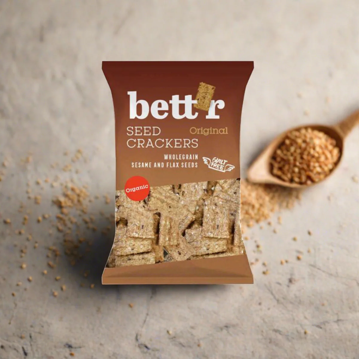 Magvas-sós kréker - bio - 150g - Image 2