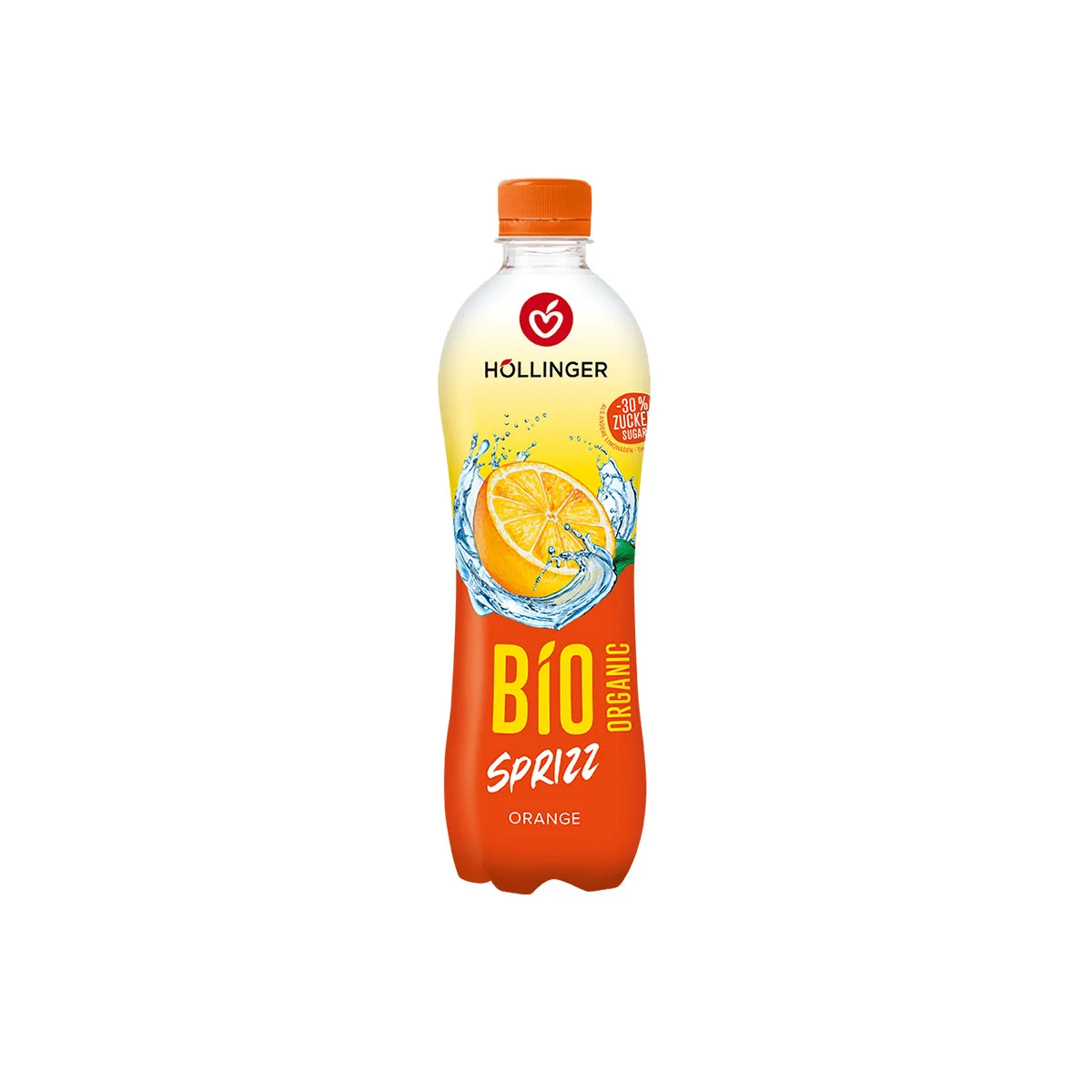 Höllinger bio gyümölcsfröccs narancs 500 ml DRS