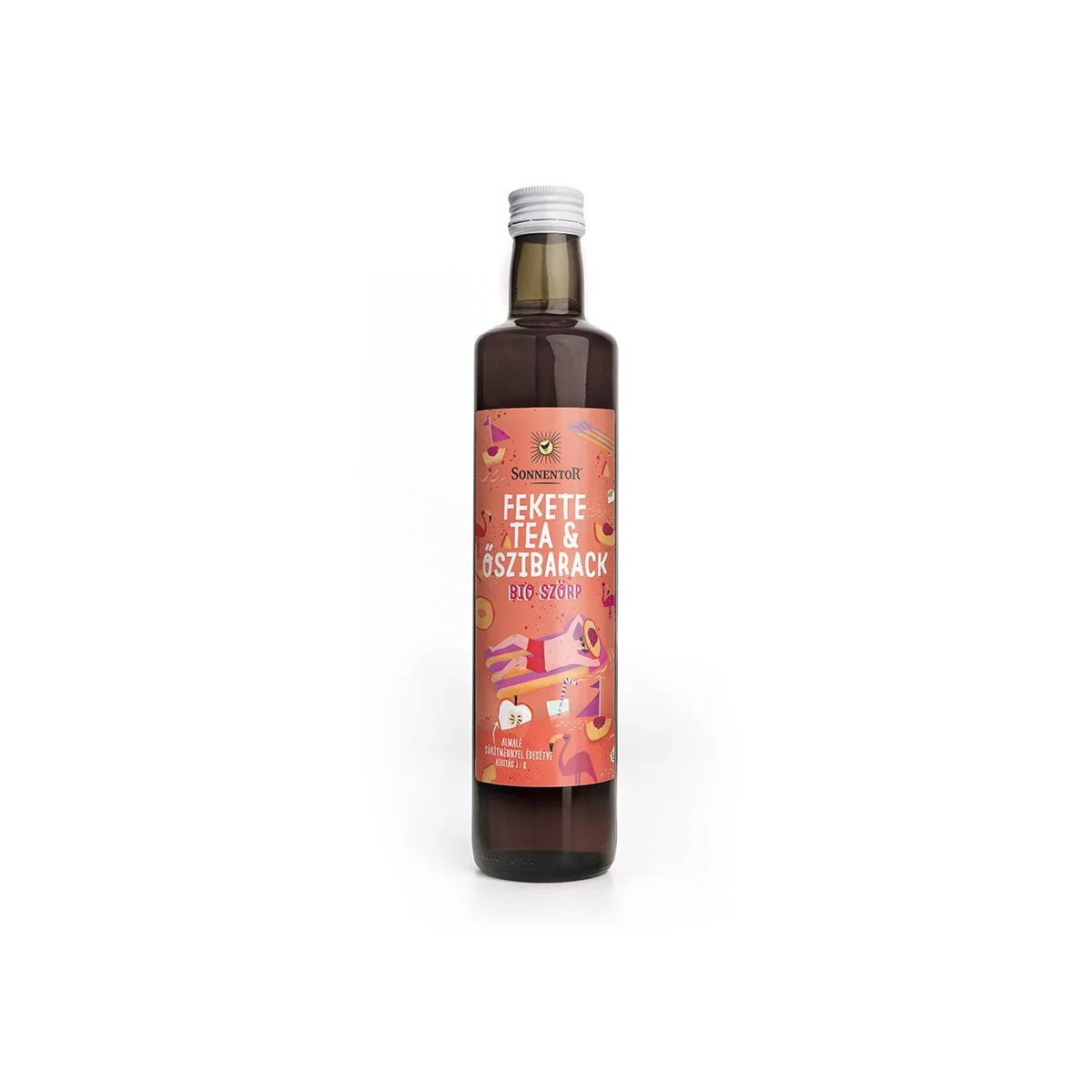 Őszibarack jegestea szirup - bio - 500ml