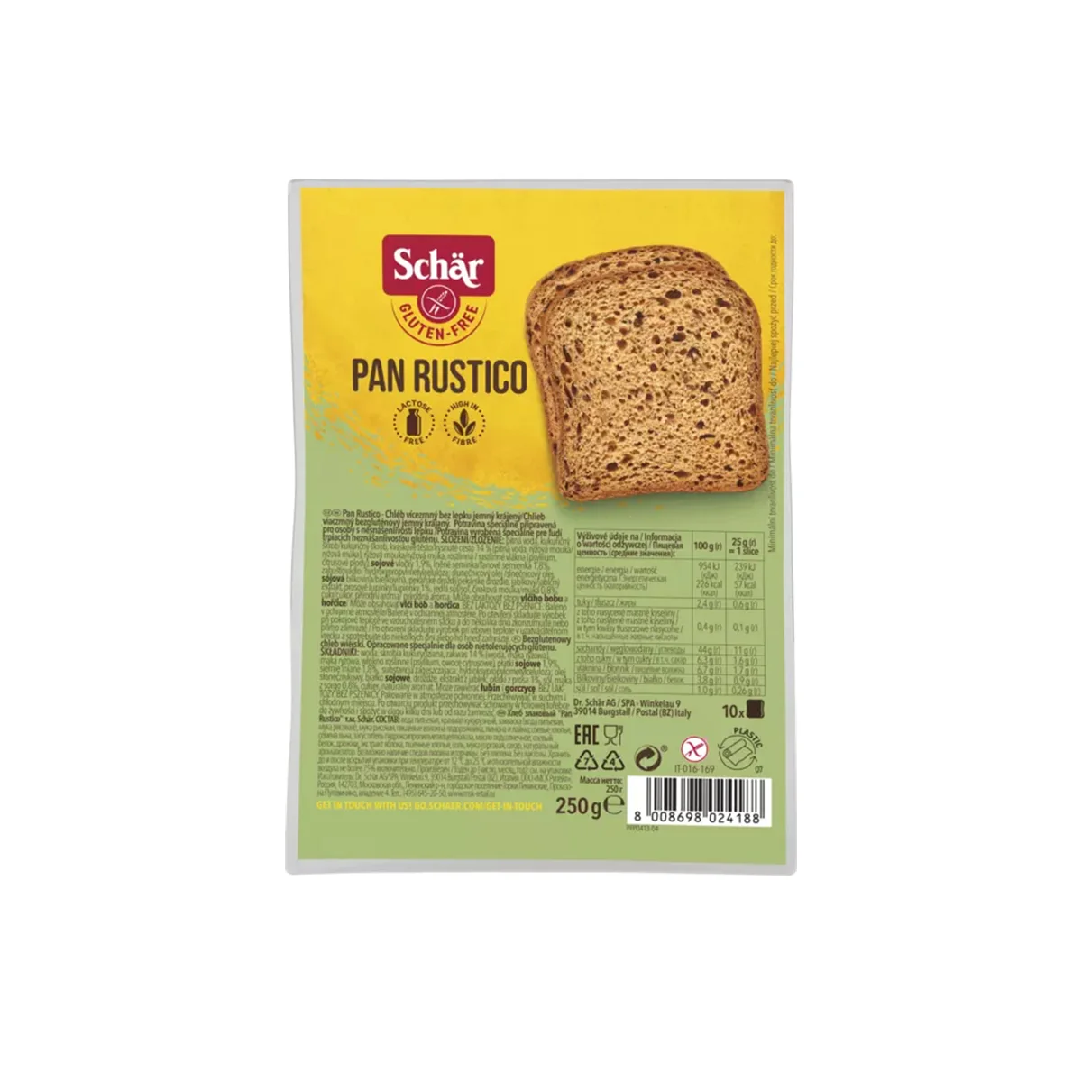 Pan Rustico kenyér - 250g