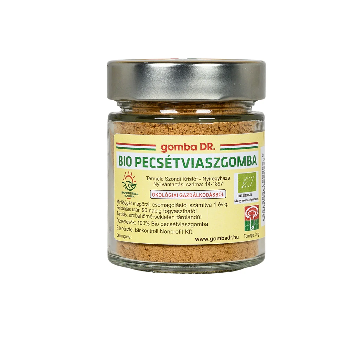 Pecsétviaszgomba őrlemény - bio - 20g