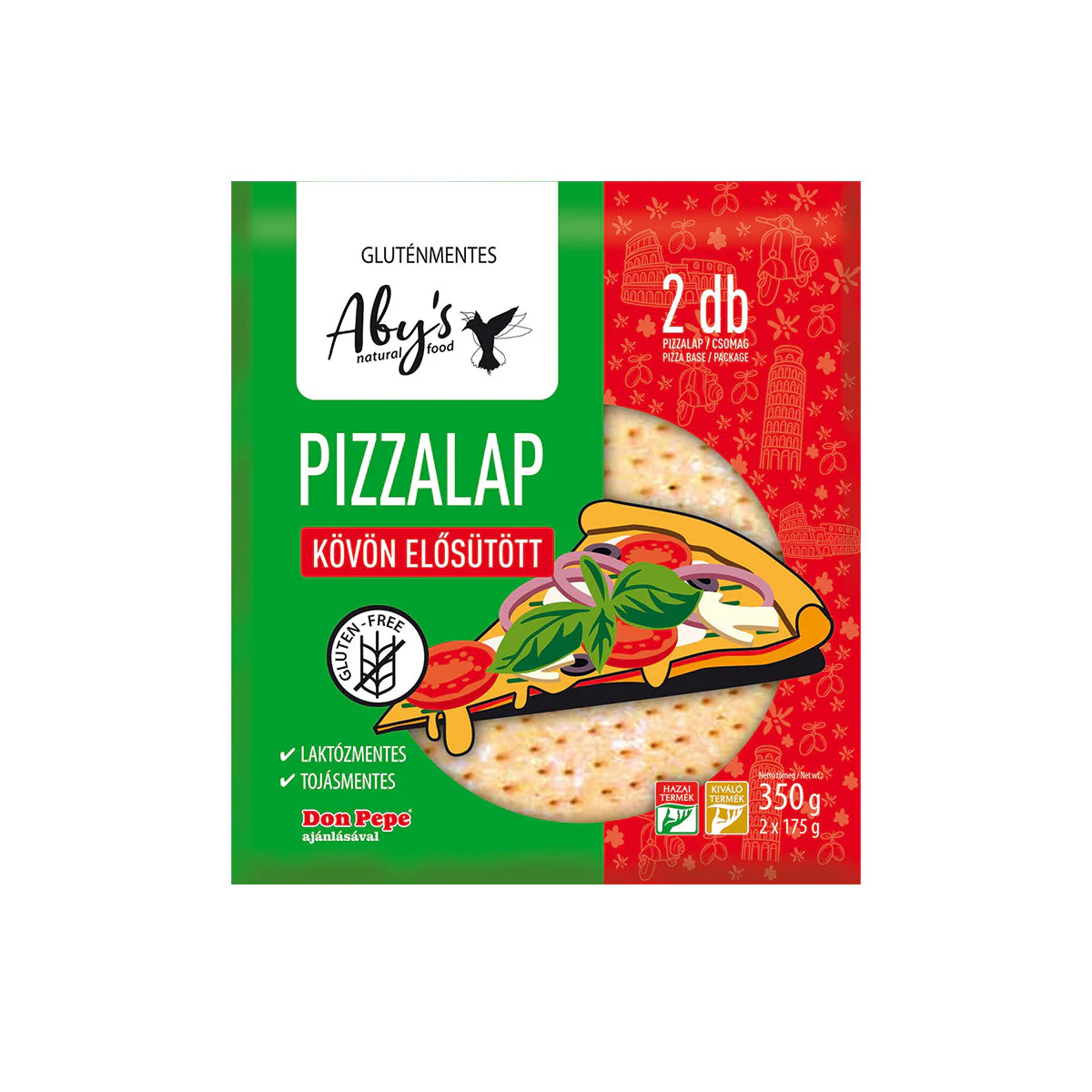 Pizzalap gluténmentes 350g