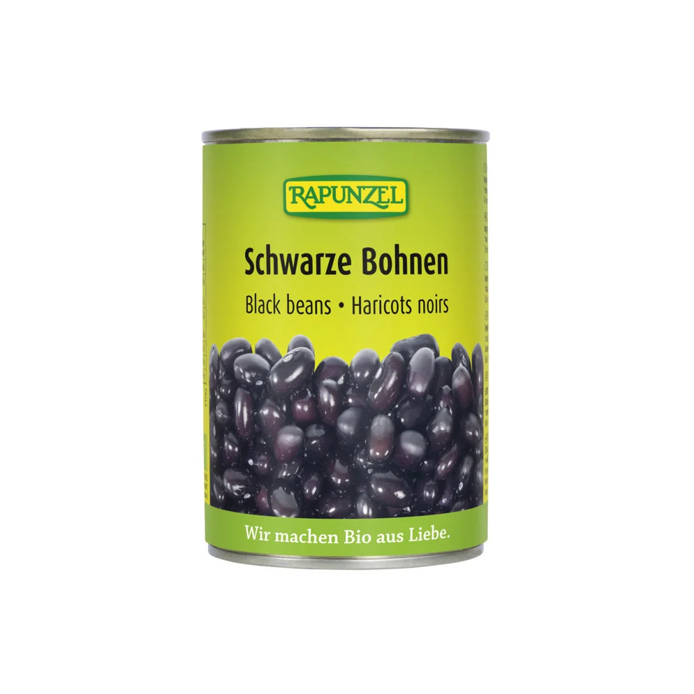 Rapunzel - bio fekete bab lében - 400g