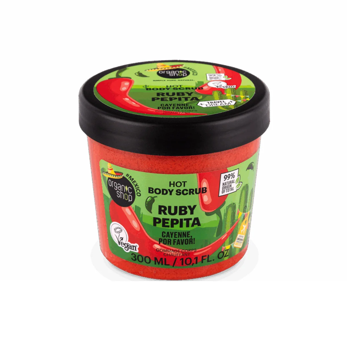 “Rubi Pepita!“ Hot testradír cayenne borssal - 300ml