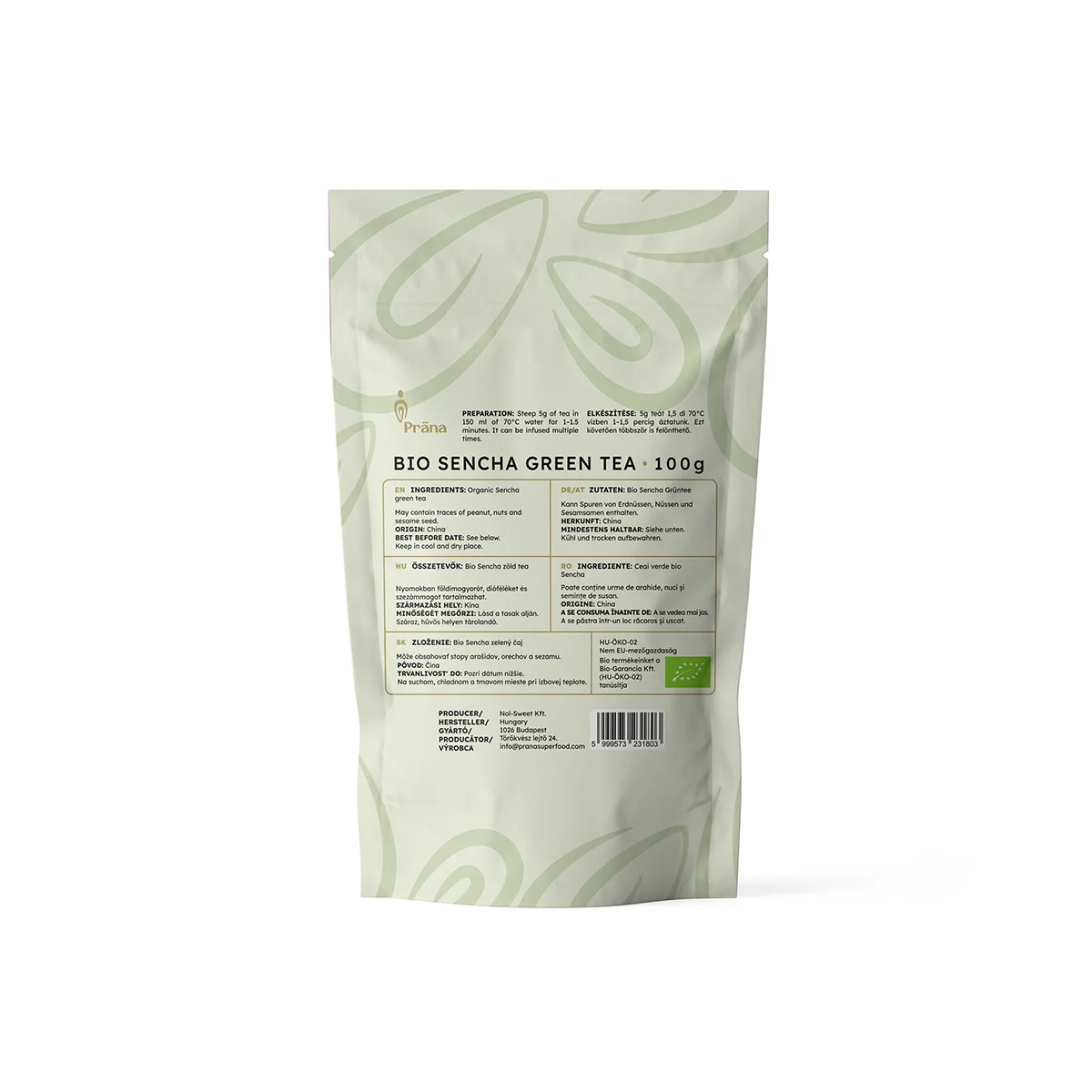 Sencha zöld tea - bio - 100g - Image 2