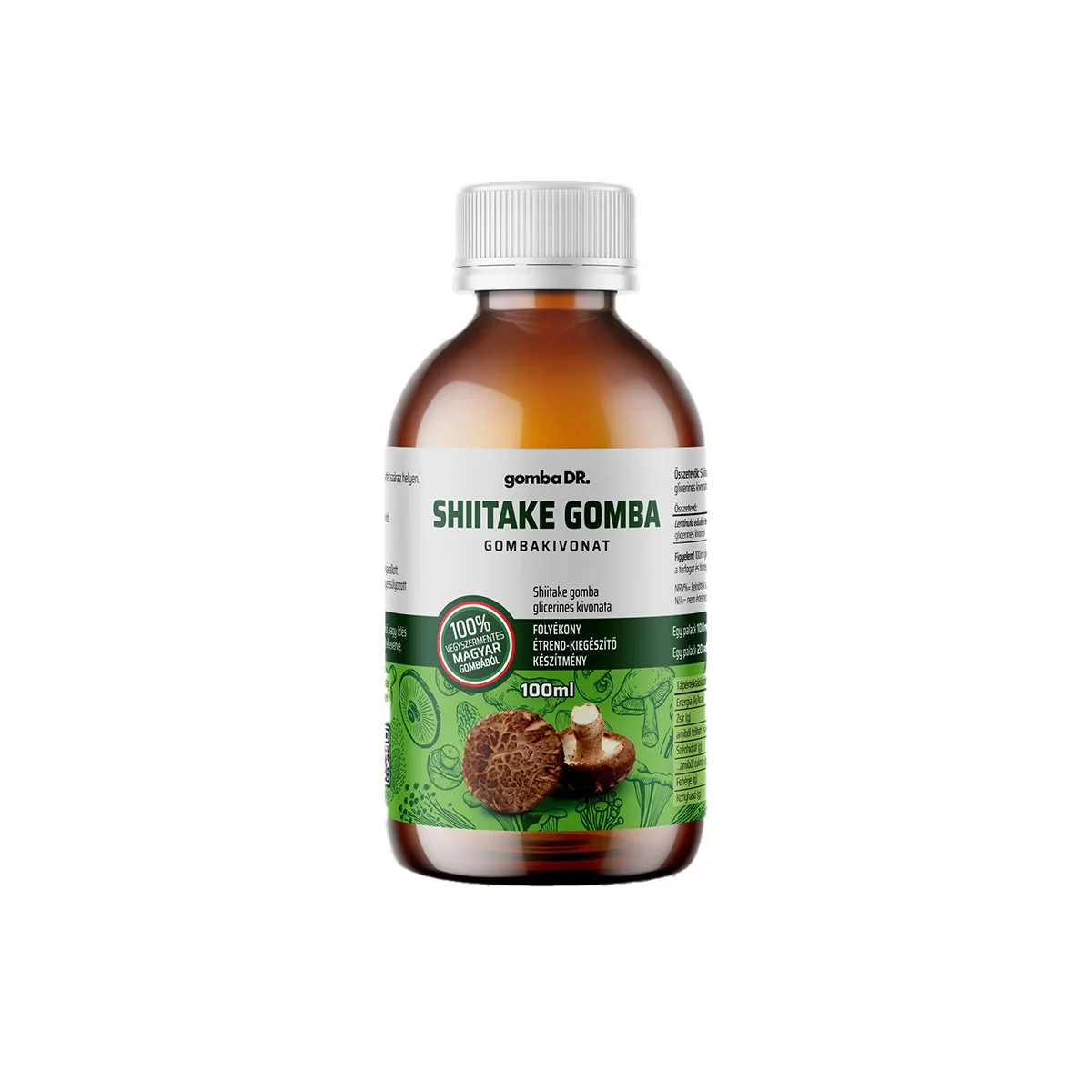 Shitake gomba glicerines kivonat - 100ml