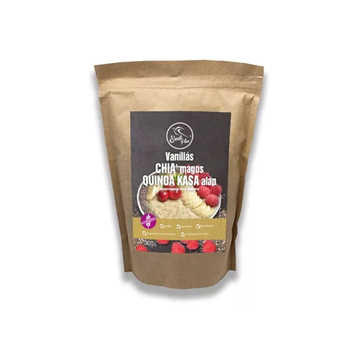 Szafi Free vaníliás chia magos quinoa kása alap  - gluténmentes - 300g