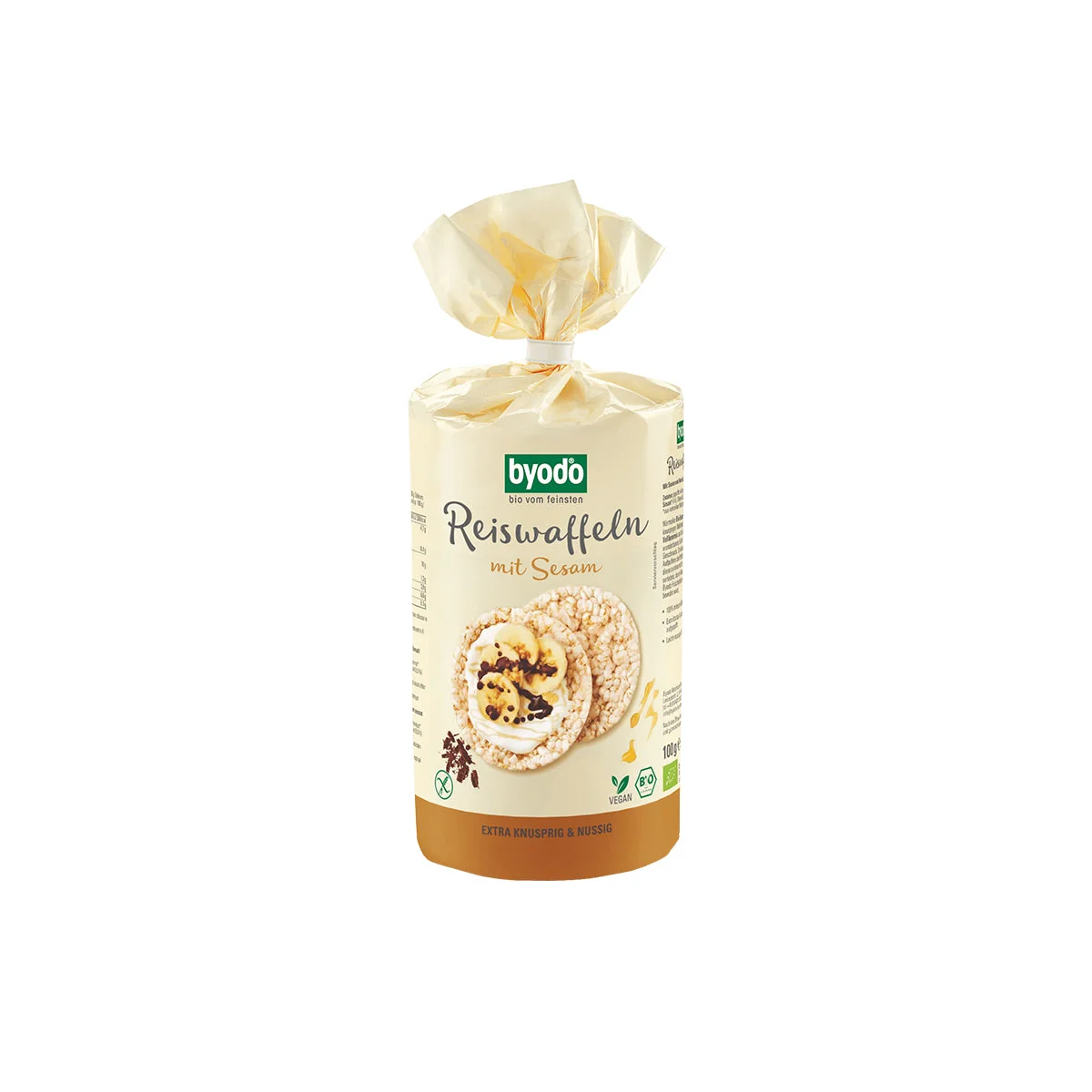 Szezám rizsszelet - bio -  100g