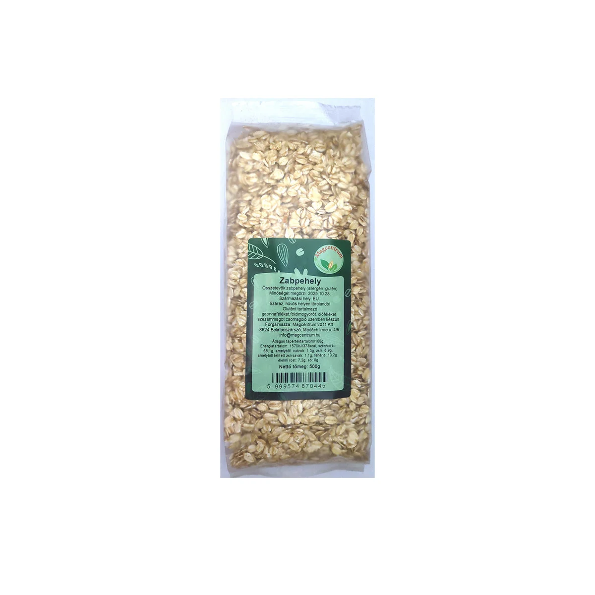 Zabpehely Magcentrum - 500g