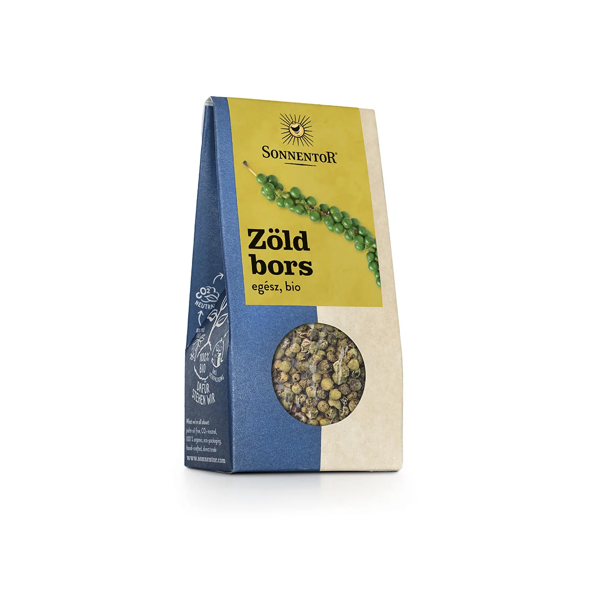 Zöld bors egész - bio - 20g