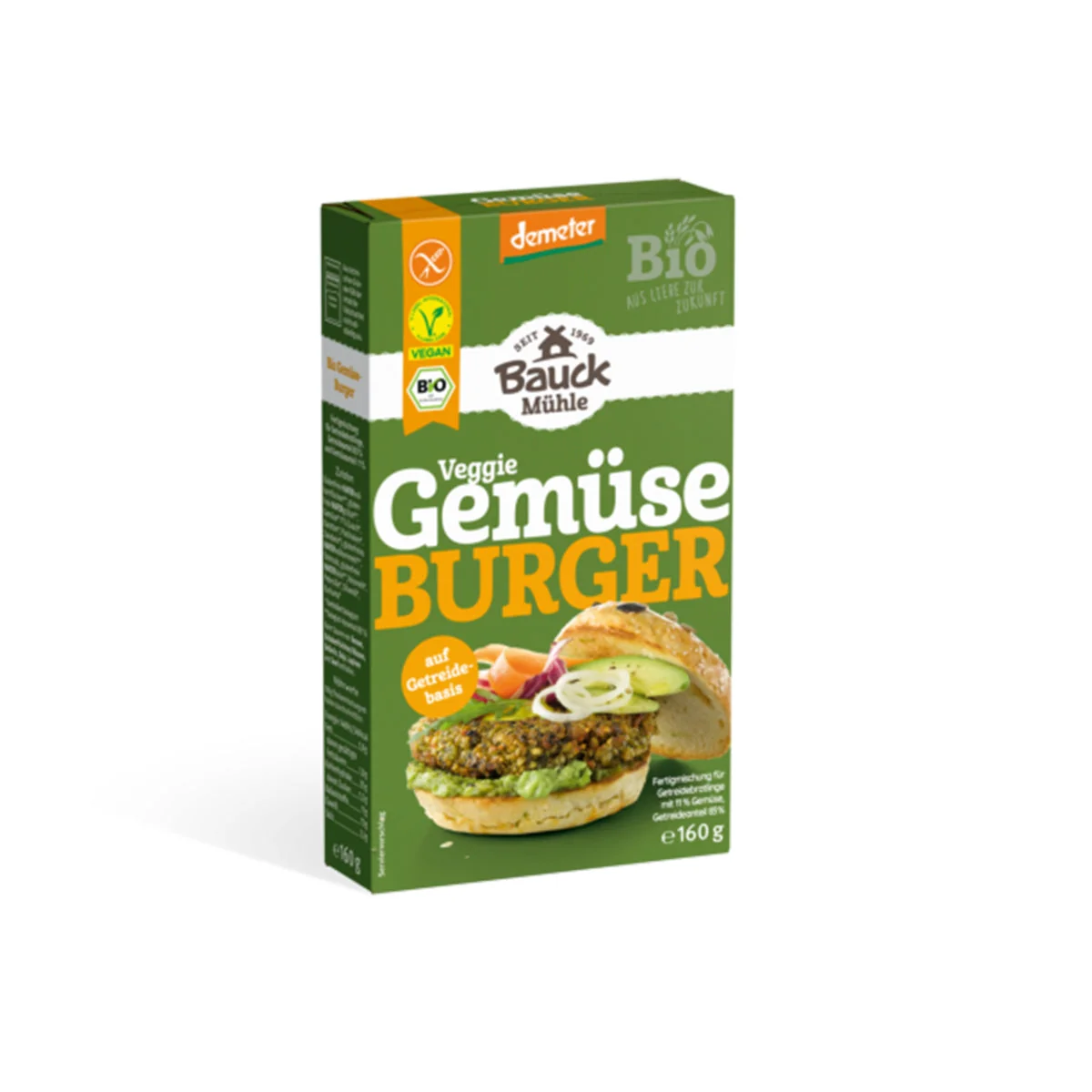 Zöldség Burger - bio - 160g